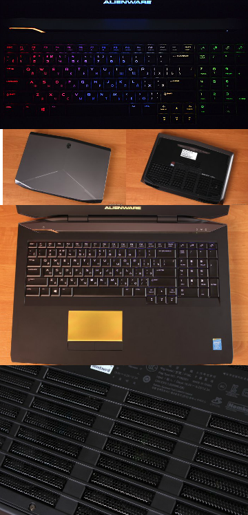Огляд геймерського ноутбука Alienware 17 зовнішній вигляд