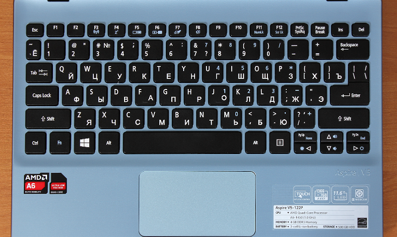 Огляд ноутбука Acer Aspire V5 - 122P